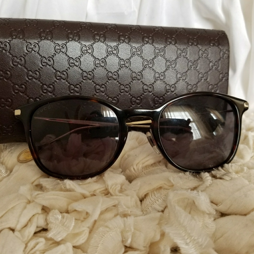 GUCCI 51mm retro keyhole sunglasses - Picture 2 of 4